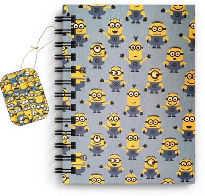 craft maniacs MINION COLLECTION A5 Notebook RULED 160 Pages(Multicolor)