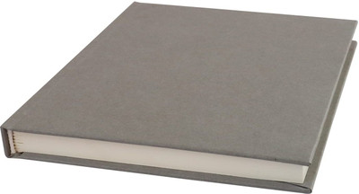 INNAXA Hardbound Diary, Blank Notebooks,Hardcover Sketchbook Journal Unlined, A5 Diary Blank 152 Pages(Grey)