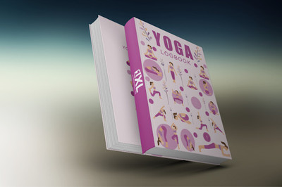 ONE XL INFO LLP Yoga Log Book A5 Journal Ruled 104 Pages(Multicolor)