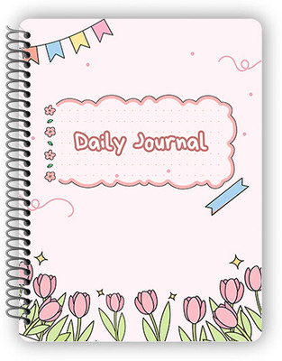 Bhamra Trader Spiral Diary Wiro A5 Diary Ruled 140 Pages(Multicolor)