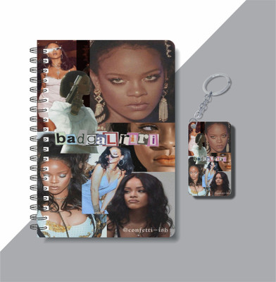 craft maniacs RIHANNA 2023 NOTEBOOK COLLECTION A5 Notebook RULED 160 Pages(White)