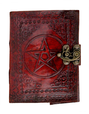Pranjals House leather diary A5 Notebook unruling 100 Pages(Brown)