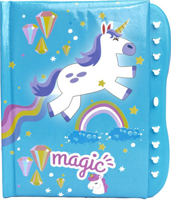RELIA ONLINE unicorn A5 Diary rulled 90 Pages(Multicolor)