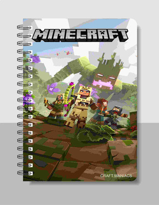 craft maniacs MINECRAFT DIARY A5 Diary RULED 120 Pages(Multicolor)