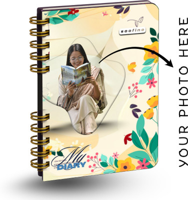 soofino Customise Your Premium Diary A5 Diary Unruled 160 Pages(customised)