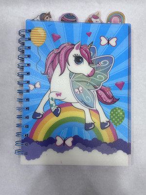APNISTATIONERY Diary Notebook A5 Diary 150 Pages(Blue, White, Pink)