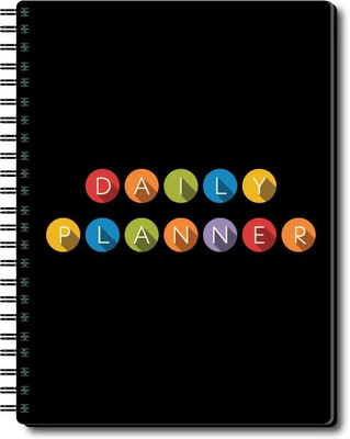 Nourish Spiral Journal_DRY A5 Planner/Organizer Ruled 75 Pages(Black)