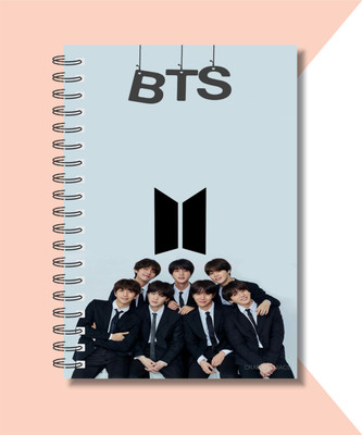 craft maniacs BTS DIARY A5 Diary RULED 160 Pages(Multicolor)