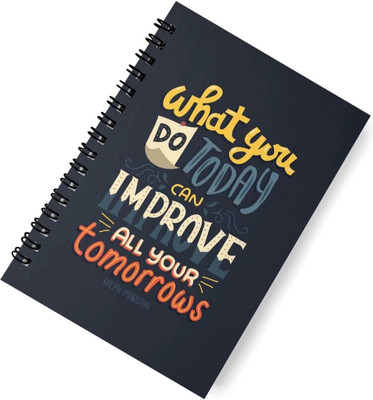 craft maniacs DESIGNER DIARY COLLECTION A5 Diary RULED 160 Pages(Black)