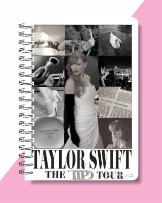 craft maniacs TAYLOR SWIFT 2024 COLLECTION A5 Notebook RULED 160 Pages(Multicolor)