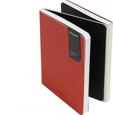 Zequenz A6 Notebook Alpine Sunset | Ruled & Blank | 320 Pages | 70 GSM |Handmade | Duo+ A6 Journal Ruled + Blank 320 Pages(Alpine Sunset)
