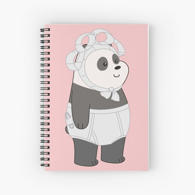 craft maniacs BARE BEARS 2023 COLLECTION A5 Notebook RULED 160 Pages(Multicolor)