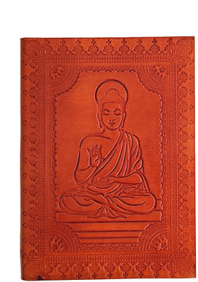 Foresta Handicrafts Handmade Regular Diary Unruled 144 Pages(Antique Brown)