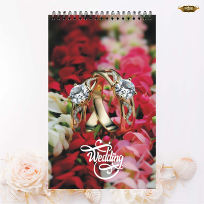 Nyouta Wedding Notepad Regular Note Pad Single Ruled. 100 Pages(Vows Notebook)
