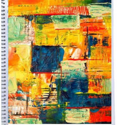 Resnic REGISTER RULED A4 NOTEBOOK PAGES A4 Notebook RULED 200 Pages(Orange)