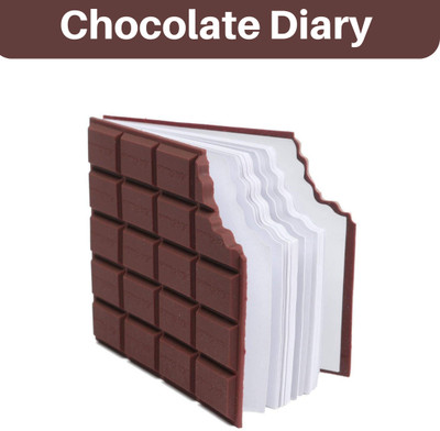 Extraposh Designer Chocolate Diary Pocket-size Diary Ruled 80 Pages Pen Gift Set(Ink Color - Brown)