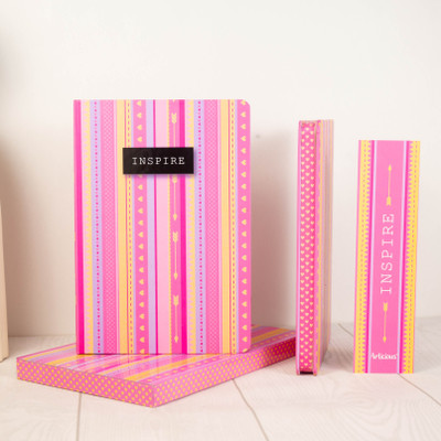 articious Inspire Pink A5 Diary Ruled 192 Pages(Inspire Pink)