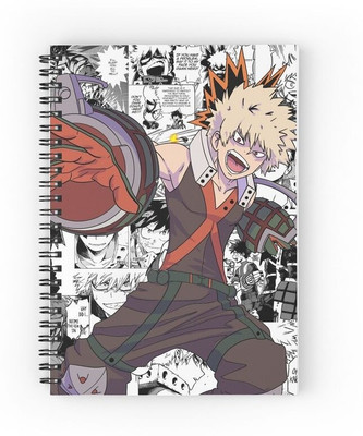 craft maniacs KATSUKI BAKGOU NOTEBOOKS A5 Note Book RULED 160 Pages(Multicolor)