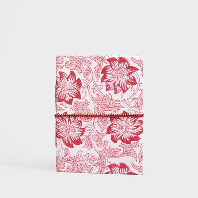 Storepedia Handcrafted diary Regular Journal unrulled 40 Pages(Red)