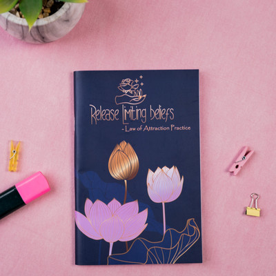 Vibrance Release Limiting Beliefs - Law Of Attraction Practice Assorted Journal Yes 100 Pages(White)