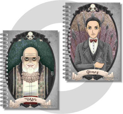 craft maniacs NOTEBOOKS A5 Notebook RULED 160 Pages(Multicolor, Pack of 2)