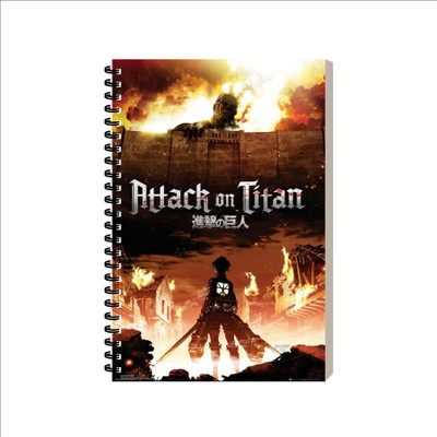 ESCAPER Cartoon Diary A5 Diary Ruled 160 Pages(Attack On Titan)