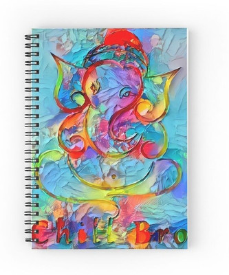 craft maniacs GANESHA COLLECTION A5 Notebook RULED 120 Pages(BUDDHA)