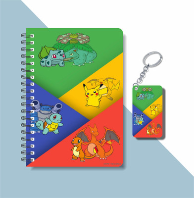 craft maniacs POKEMON 2023 NOTEBOOK COLLECTION A5 Notebook RULED 160 Pages(White)