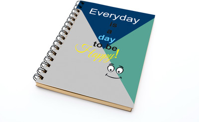 snow crafts Wiro Bound A5 Diary Plain sheets 144 Pages(3 CLRS)