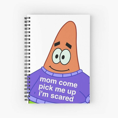 craft maniacs SPONGEBOB 2023 COLLECTION A5 Notebook RULED 160 Pages(Multicolor)
