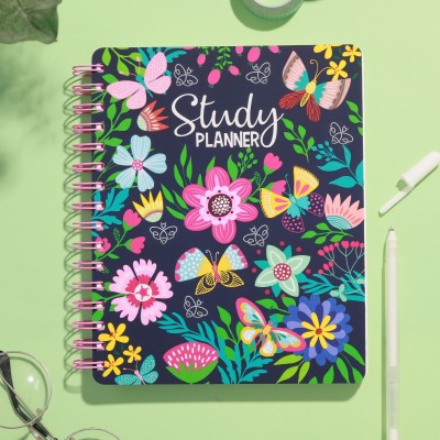 Doodle Blossom Tales Study Planner with Sticker Sheets B5 Planner Ruled 240 Pages(Blossom Tales)