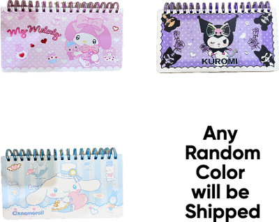 ThingCart Kuromi Weekly Planner with Erasable Gel Pen Regular Planner SIngle 48 Pages(Multicolor)