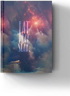 Macmerise Eat Pray Slay A5 Diary Ruled 100 Pages(Multicolor)