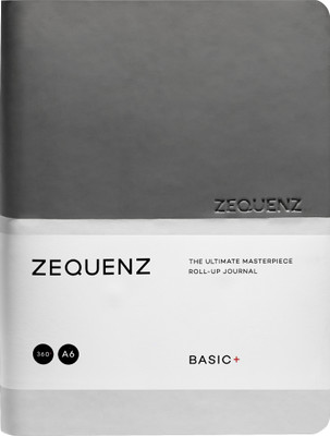 Zequenz A6 Size 10.5x14cm Basic Plus Series 70gsm 360 Degree Flexible Handmade A6 Notebook Blank + Ruled 200 Pages(Grey/White) Zequenz A6 Size 10.5x14cm Basic Plus Series 70gsm 360 Degree Flexible Handmade A6 Notebook Blank + Ruled 200 Pages(Grey/White)