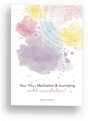 Aaruthra Mandala Journal A6 Journal Grided 150 Pages(Day dream White)