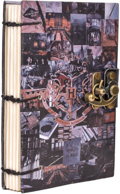 NIZAM HANDICRAFT Creative Hand Crafted A5 Notebook UNRULED 200 Pages(Multicolor)