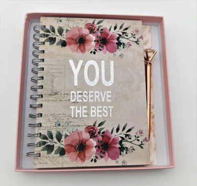 Paper Bear Flower A4 Diary Rolled 70 Pages(White, Pack of 2)