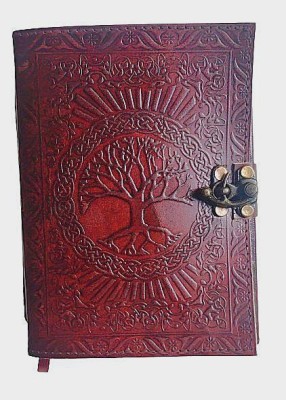 Kgn handicrafts Handmade A5 Diary Unruled 100 Pages(Brown)