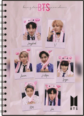 ShivaArts BTS A5 Diary 160 Pages(Multicolor)