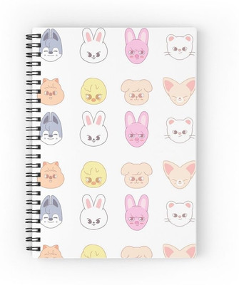 craft maniacs STRAY 2024 A5 Notebook RULED 160 Pages(Black)