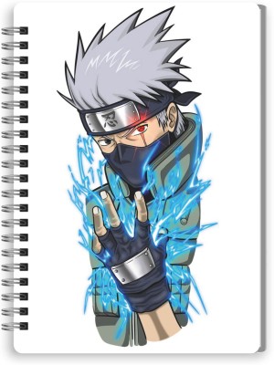 VYBE The Smart Choice Printed Kakashi A5 Note Pad Wiro Finished 100 Pages(Multicolor064)