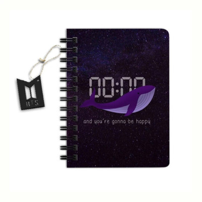 craft maniacs BTS 2023 NEW DIARY COLLECTION A5 Note Book RULED 160 Pages(White)
