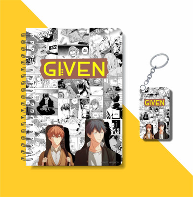 craft maniacs BANANA FISH COLLECTION A5 Notebook RULED 160 Pages(Multicolor)