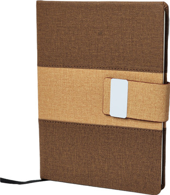 Dacto2pick HANDMADE PU NOTE BOOK A5 Note Book RULED 200 Pages(Brown)