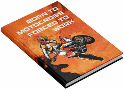 MOTOCUPID 46 A5 Notebook HARD BOUND Plain Paper 160 Pages(Orange)