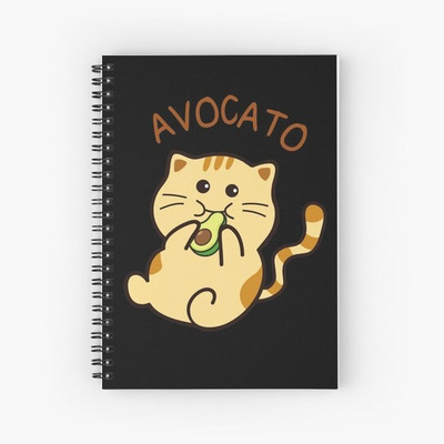 craft maniacs KITTY COLLECTION A5 Notebook RULED 160 Pages(Black)