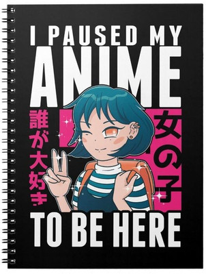 craft maniacs ANIME SPECIAL NOTEBOOKS A5 Notebook RULED 160 Pages(Multicolor)