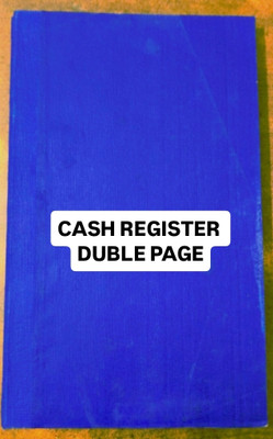 GAURAV ENTERPRISES DOUBLE PAGE CASH REGISTER Regular Notebook Ruled 100 Pages(Elegant blue, Pack of 2)