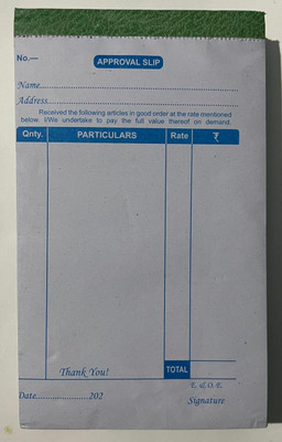 ANITA RETAILS 1 Regular Cash Memo 1 320 Pages(White Colour, Pack of 4)