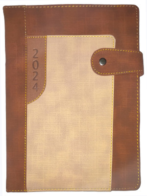 ShreeGanadhish Executive / Journal / Planner | PU Leather Cover| 24x18x3 CM B5 Diary Ruled 365 Pages(Multicolor)